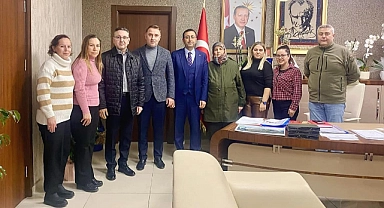 Çanakkale Şehit ve Gaziler Derneği’nden İl Tarım ve Orman Müdürüne ziyaret