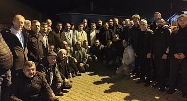 CHP Çan İlçe Başkanlığı, Çaltıkara Köyü'nde pilav ikramına katıldı