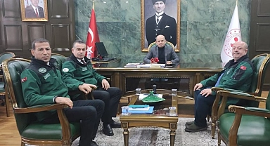 DSİ 25. Bölge Müdürü Olcay Çubukçu, Çan Kaymakamı Dr. Emre Nebioğlu’nu Ziyaret Etti