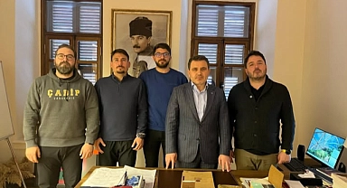 Gelibolu Tarihi Alan Başkanı İsmail Kaşdemir'e ÇABİP'ten ziyaret