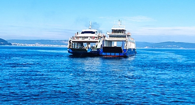 Gestaş Feribotu Çimenlik Kalesi Önünde Karaya Oturdu