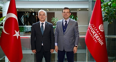 İsmet Güneşhan'dan İmamoğlu'na ziyaret