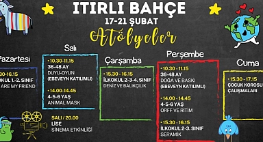 Itırlı Bahçe Atölyeleri'nde bu hafta!