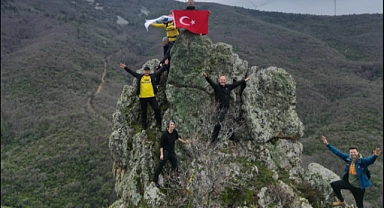 Kazdağı Dağcıları Yukarı Okçular'da Keşif Yürüyüşü Yaptı