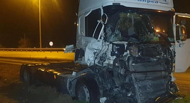 Lapseki'den çalınan tır Konya'da bulundu