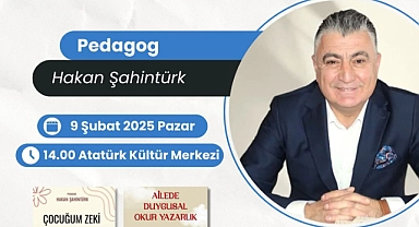 Pedagog Hakan Şahintürk Biga’da okurlarıyla buluşuyor