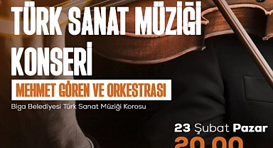 Türk Sanat Müziği’nin Eşsiz Nağmeleri Biga’da Yankılanacak!