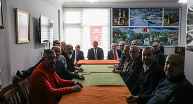 Vali Toraman’dan Çanakkale Erzurumlular Derneği’ne ziyaret