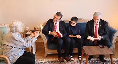Yavaş ve İmamoğlu’ndan Gönül Özdağ’a ziyaret