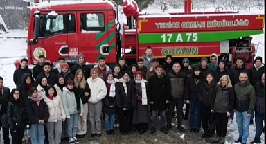 Yenice Meslek Yüksek Okulu öğrencilerine yangın gönüllüsü eğitimi