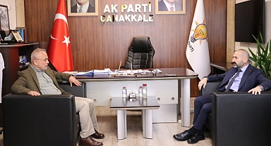 AK Parti MKYK Üyesi Veli Arslan'dan Çanakkale İl Başkanlığına Ziyaret