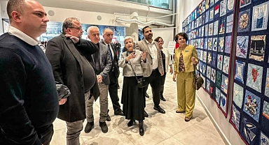 "Armağan Edilen Anılar, Yeni Ufuklar" kırkyama sergisi ziyarete açkıldı