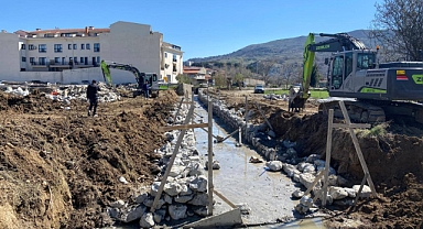 Bülbül Deresi’nde Kargir kanal inşaatına başlandı