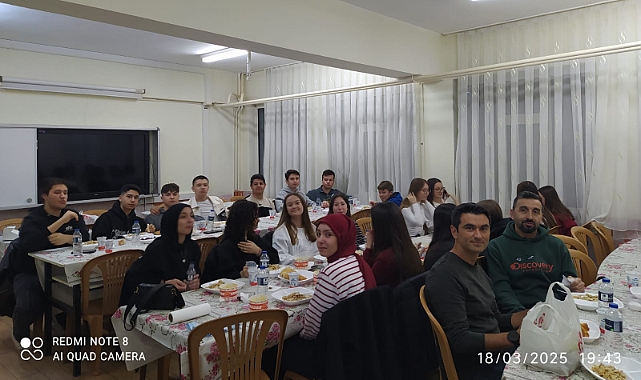 Çan İbrahim Bodur Anadolu Lisesi’nde sınıf iftarı