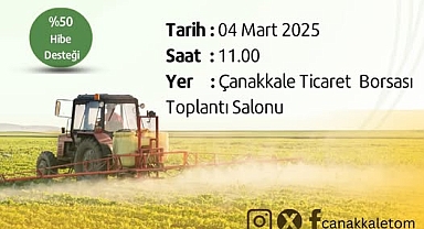 Çanakkale'de 2025 yılı 16. etap Kırsal Kalkınma Destekleri tanıtım toplantısı yapılacak