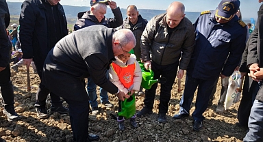 Çanakkale’de 4 bin fidan toprakla buluştu