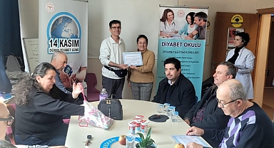 Çanakkale Mehmet Akif Ersoy Devlet Hastanesi'nde Diyabet Okulu’nun 57. dönemi tamamlandı