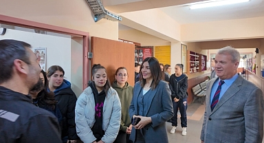 Çanakkale Milli Eğitim Müdürü'nden Hasan Ali Yücel Anadolu Lisesi'ne ziyaret