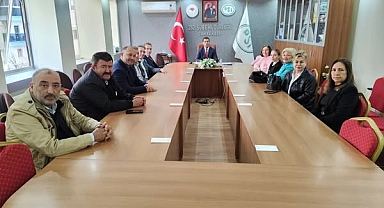 Çanakkale Şehit ve Gaziler Derneği'nden DSİ 252. Şube Müdürlüğüne ziyaret