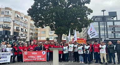 Çanakkale'de emekliler ses yükseltti!