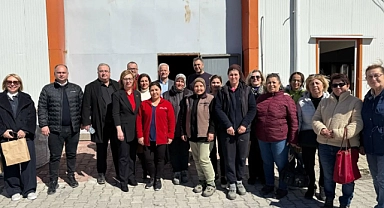 CHP Çanakkale Milletvekili İsmet Güneşhan'dan 8 Mart'ta anlamlı ziyaret