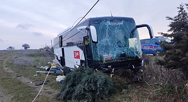 Gelibolu’daki otobüs kazasında yaralı sayısı 40’a yükseldi