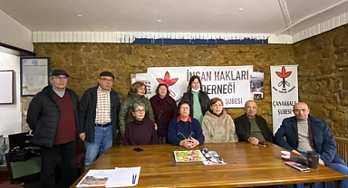 İHD Çanakkale Şubesi'nden Nimet Tanrıkulu'ya özgürlük çağrısı