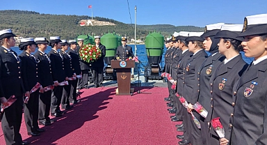 Kadın Denizciler TCG Nusret Gemisi ile Çanakkale Boğazı'nda seyir gerçekleştirdi