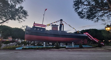 “Kartal İstimbotu” Çanakkale Deniz Müzesi’nde sergilenmeye başlandı