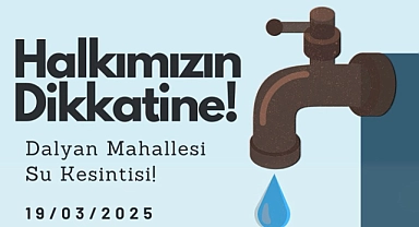 Lapseki Dalyan Mahallesi’nde Su Kesintisi
