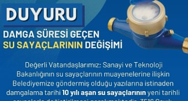 Su Sayaçlarında Zaman Aşımı Olanlara Cezai İşlem Uygulanacak!