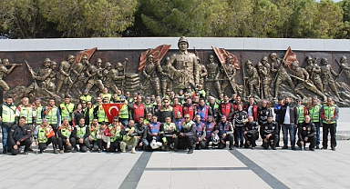 Tarihi alan motorcuların buluşma noktası oldu