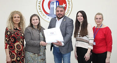 Teknik Bilimler MYO’dan ÇOMÜ Hastanesi’ne anlamlı destek