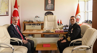 Vali Toraman, Sahil Güvenlik Batı Marmara Grup Komutanlığını ziyaret etti