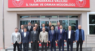 AK Parti Çanakkale İl Teşkilatından Müdür Demirhan'a ziyaret