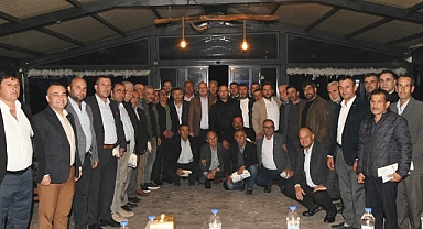 Ayhan Gider Lapseki'de muhtarlarla buluştu
