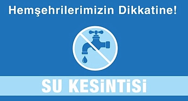 Barbaros, Dardanos ve Güzelyalı’da sular 23.00'te gelecek