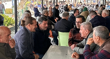 Başkan Öztürk, Lapsekililer ile buluştu