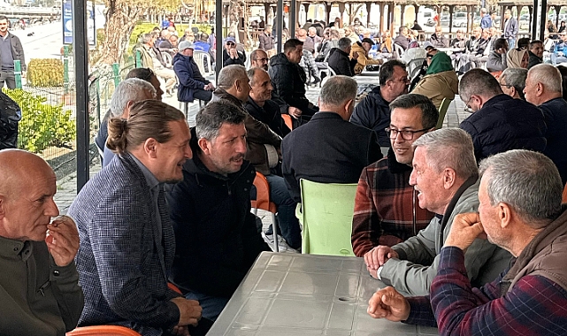 Başkan Öztürk, Lapsekililer ile buluştu
