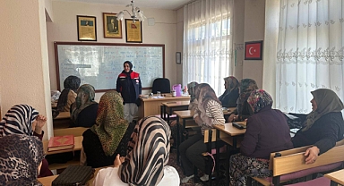 Bayramiç’te Kur’an kursu kursiyerlerine su verimliliği eğitimi
