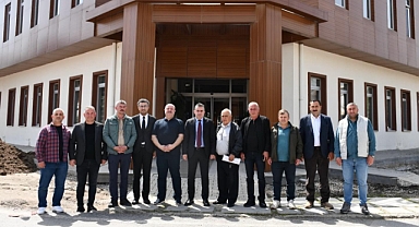 Biga köy muhtarlarından DSİ 25. Bölge Müdürü Olcay Çubukcu’ya ziyaret