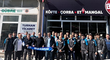 Bigaspor'a Kepezspor maçı öncesi moral kahvaltısı