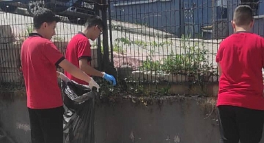 Çan'da öğrencilerden “Yeşil Dönüşüm” için farkındalık etkinliği