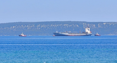 Çanakkale Bağazı'nda gemi arızası