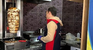 Çanakkale'de et ve kanatlı eti döner satışı yapan işletmelere gıda denetimi