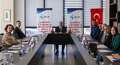Çanakkale'de İl İstihdam ve Mesleki Eğitim Kurulu Toplantısı Gerçekleştirildi
