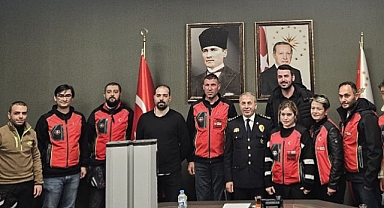 Çanakkale Motosiklet Derneği’nden İl Emniyet Müdürlüğü'ne ziyaret