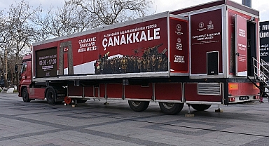 Çanakkale Savaşları Mobil Müzesi Balkan turuna devam ediyor. Müze en son Karadağ'da ziyarete açıldı