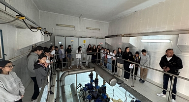 Çardaklı öğrenciler arıtma tesisini yerinde inceledi