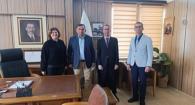 ÇARO yönetimi, Gökçeada Belediye Başkanı Atalay’ı ziyaret etti